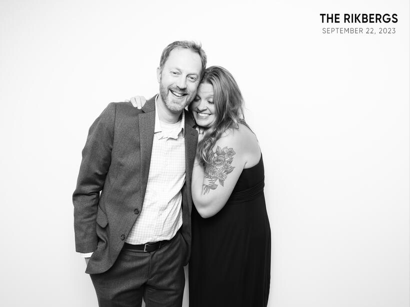 B/W 4x6 with Overlay ( Glam Booth )