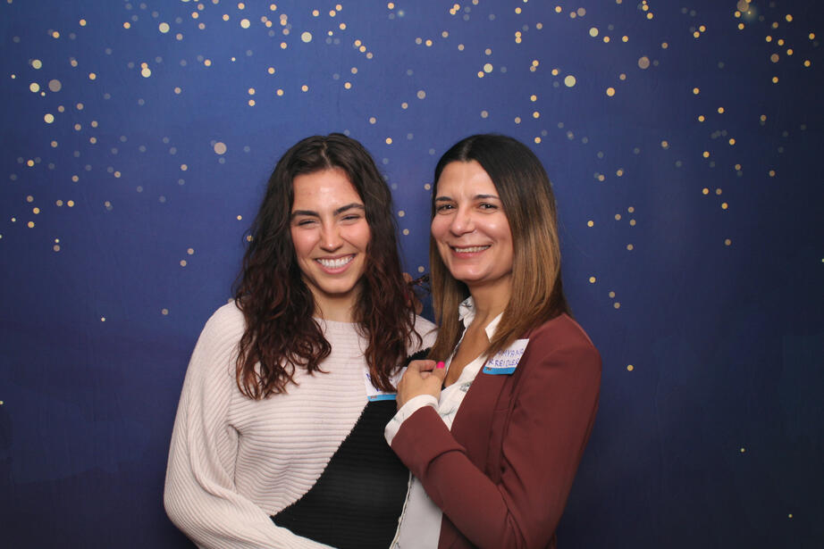 Glittery stars backdrop