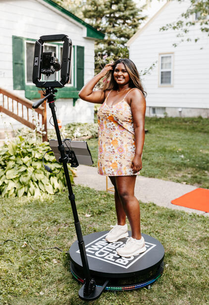 Outdoor setup (credit: Katherine Bowes)